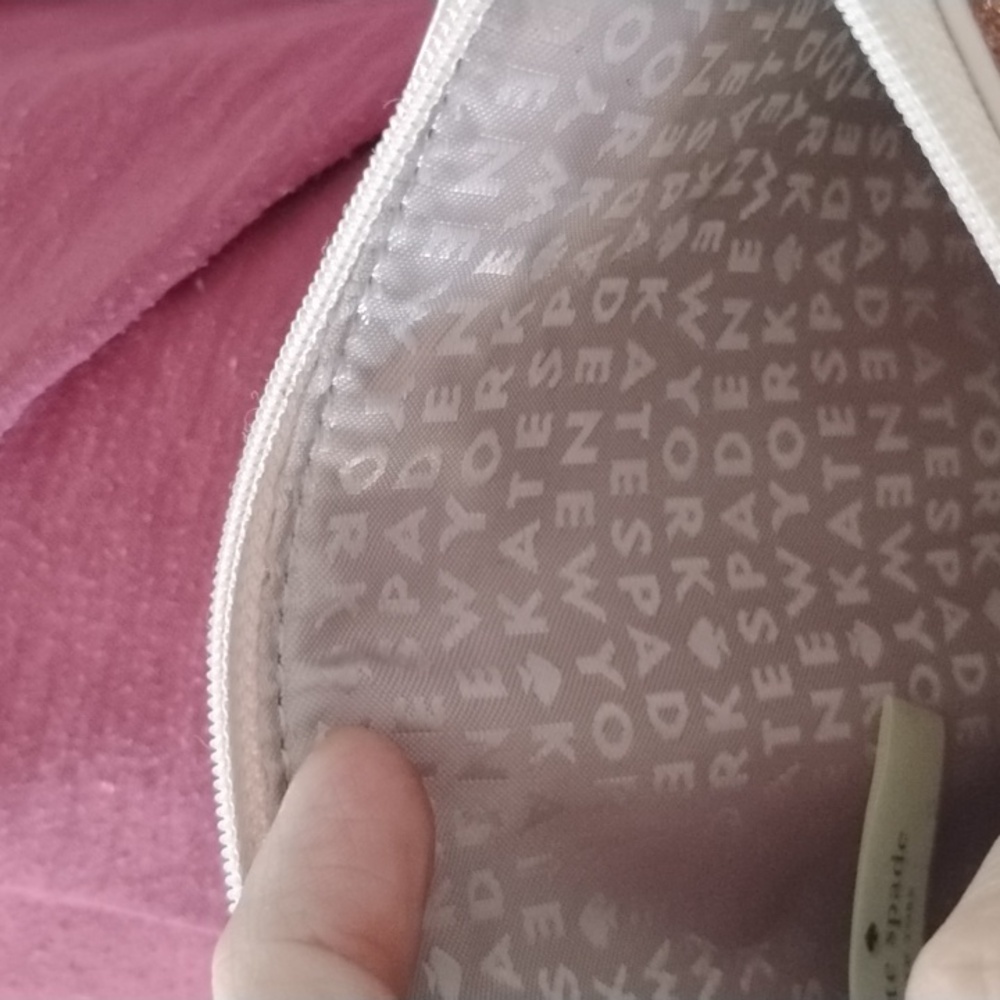 *Sold* Kate Spade Rose Gold Sparkle Pouch. - Picture 4 of 4